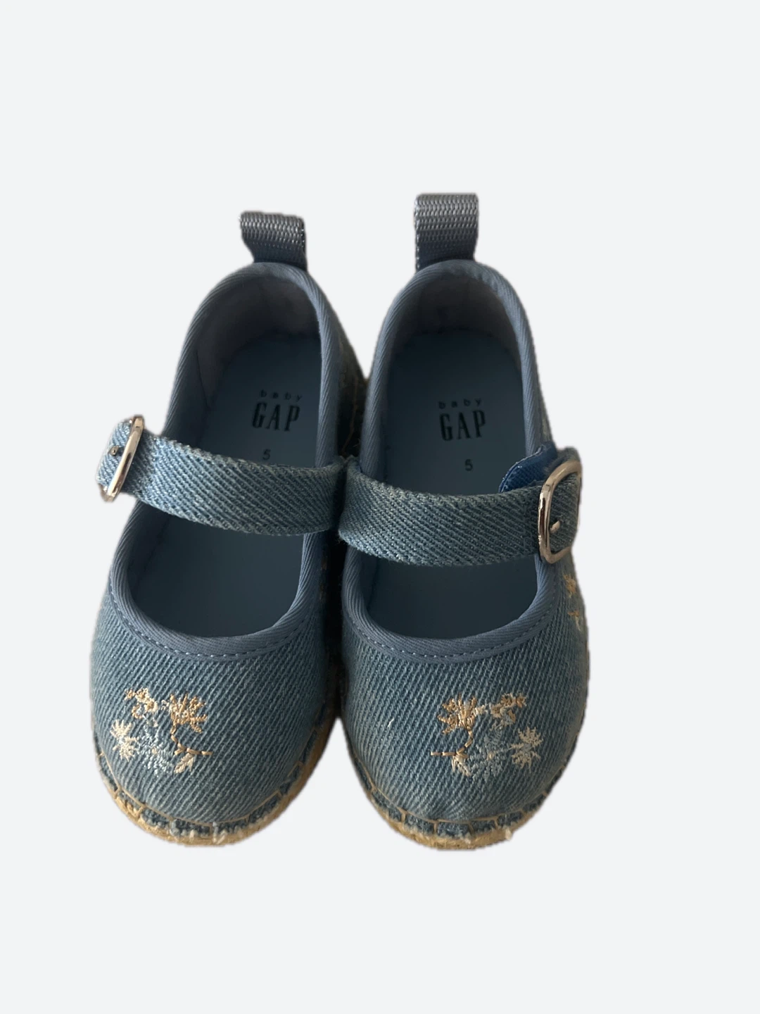 Baby GAP Denim Espadrilles Size 5