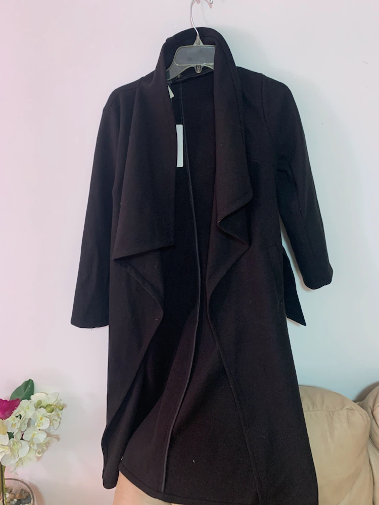 Black Waterfall Coat - photo 4