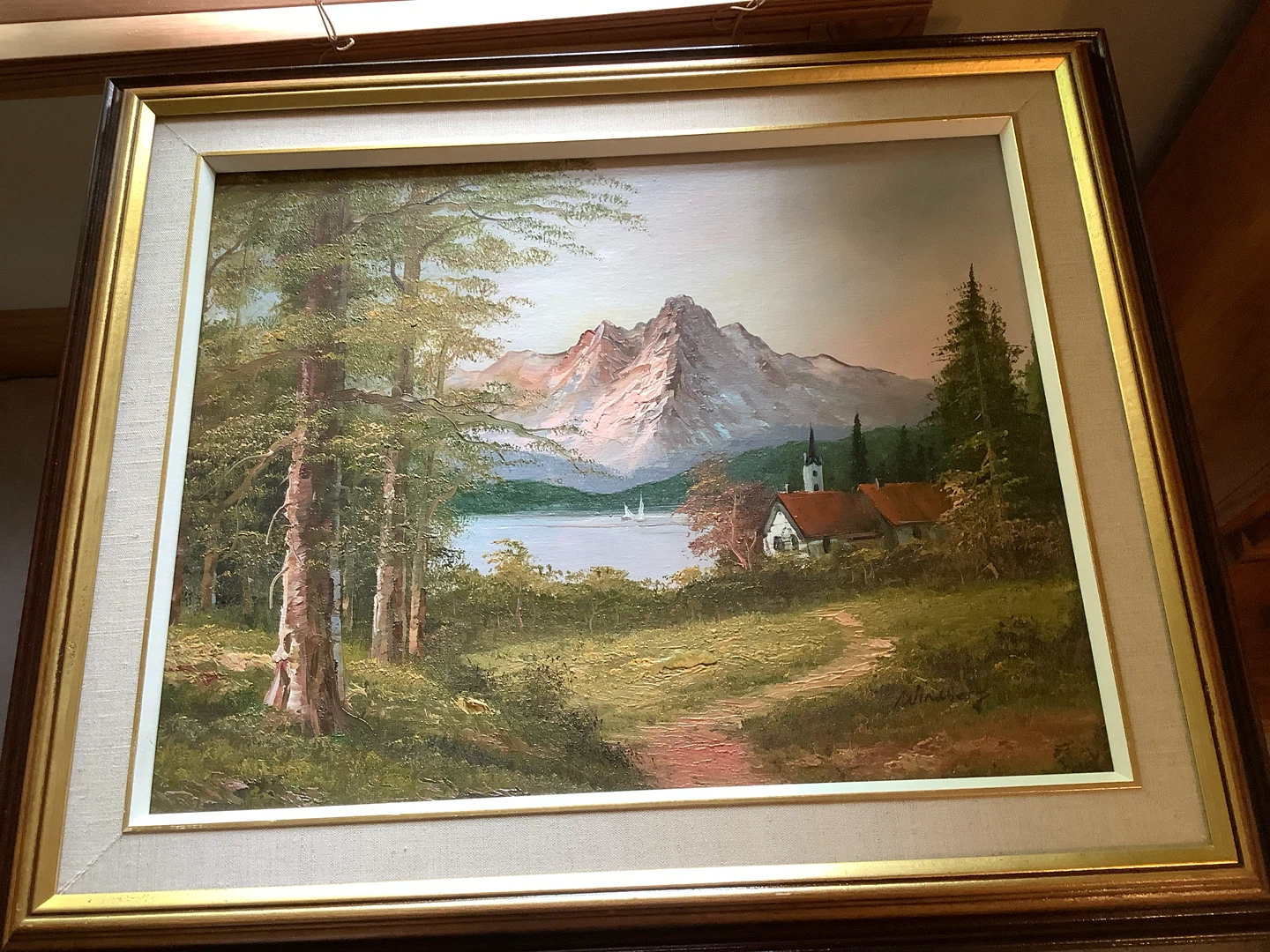 Orig Vt Oil Landscape Ptg on Canvas Artist Windberg 🐞