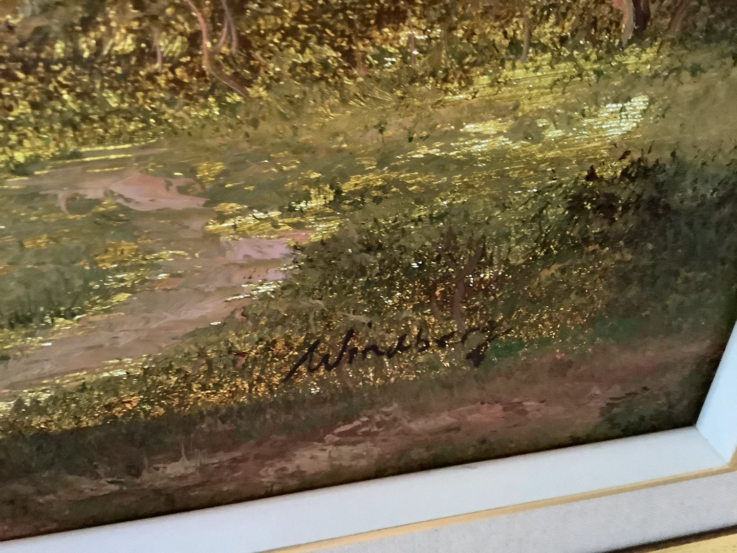 Orig Vt Oil Landscape Ptg on Canvas Artist Windberg 🐞 - photo 2