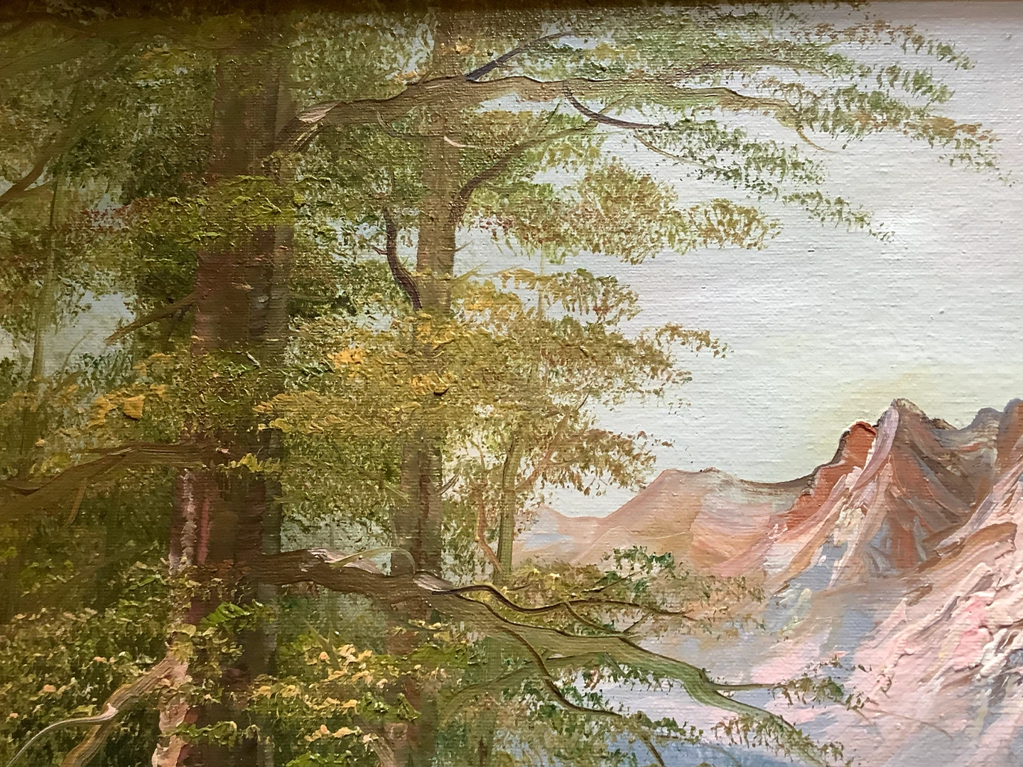 Orig Vt Oil Landscape Ptg on Canvas Artist Windberg 🐞 - photo 3