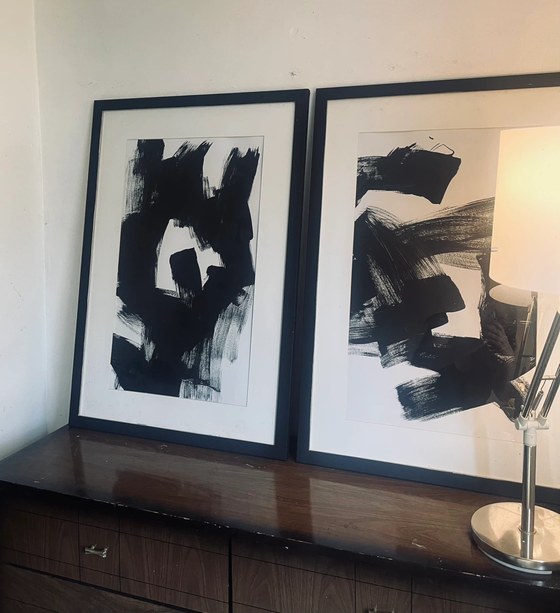 Abstract Art Framed 26x37” - photo 2