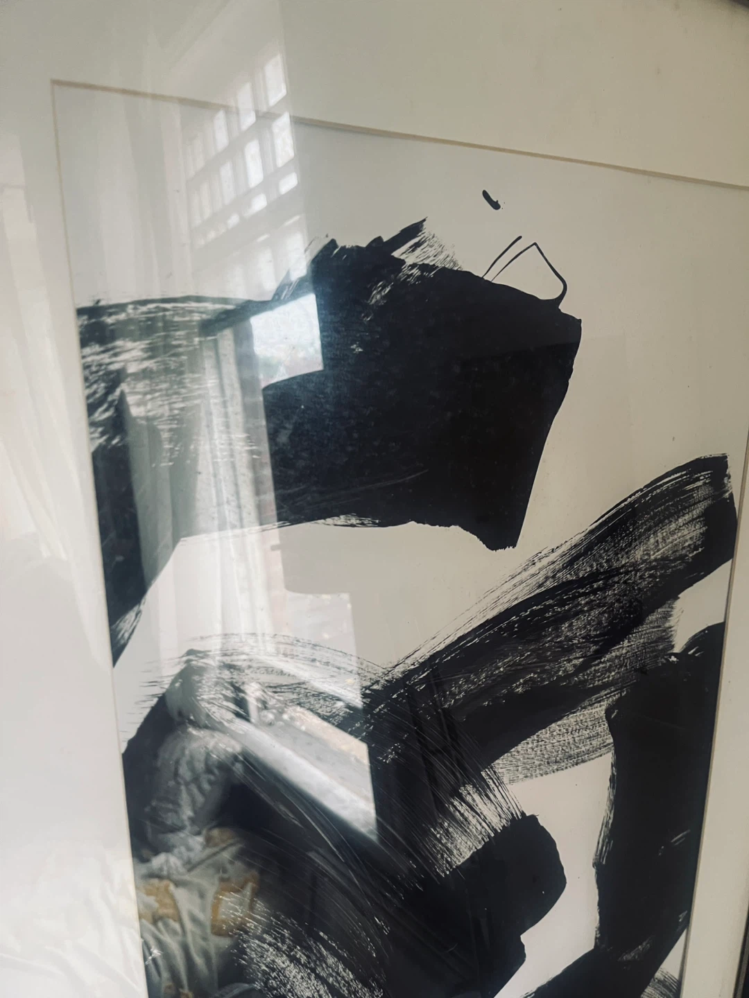 Abstract Art Framed 26x37” - photo 5