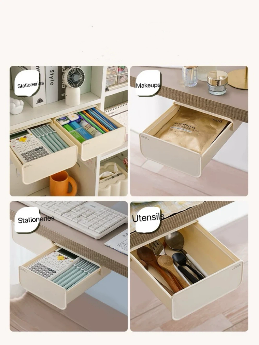 New-Under-Desk Storage Drawer