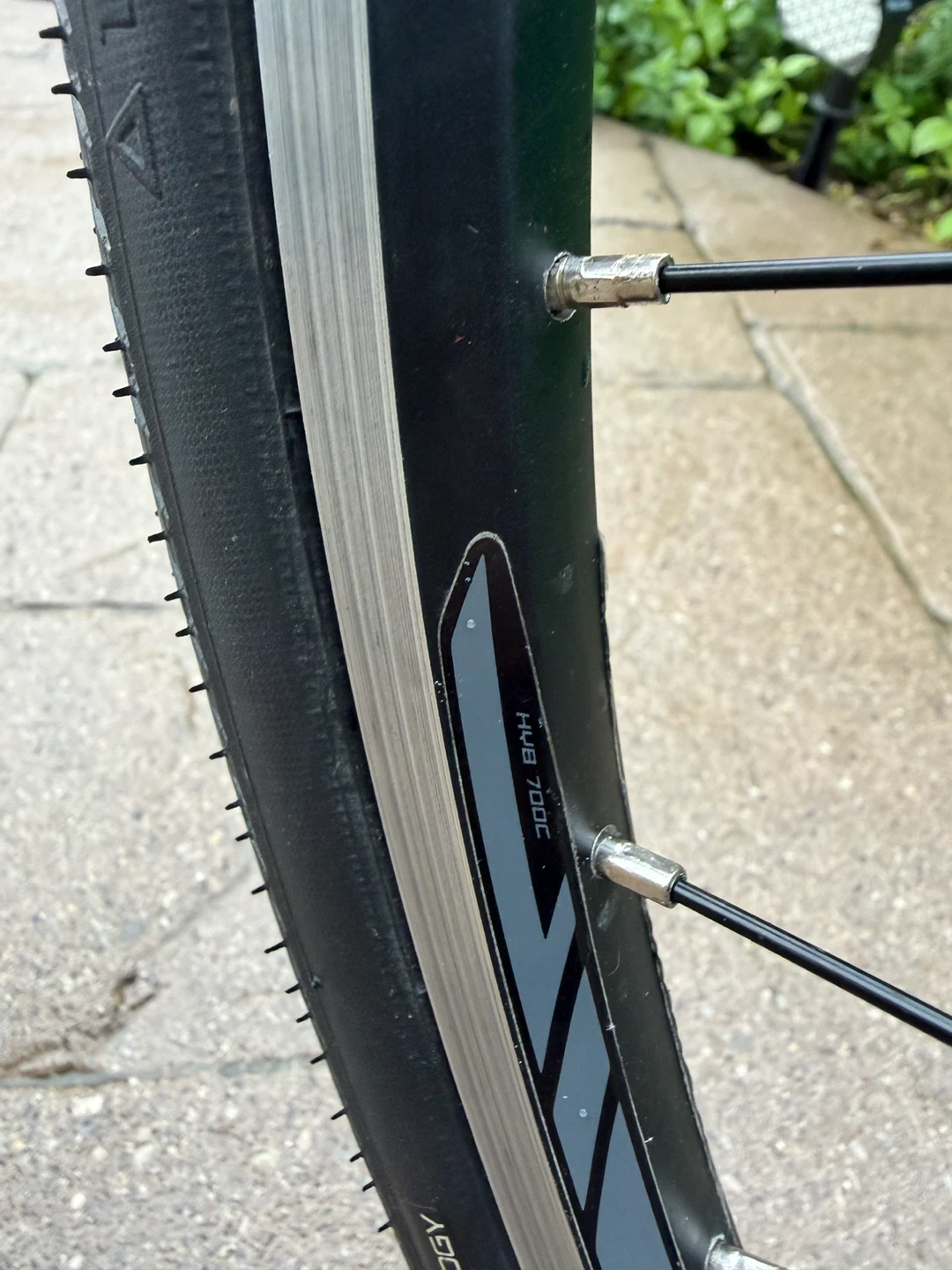 Whell cassette rear 700 tires + tube - photo 5