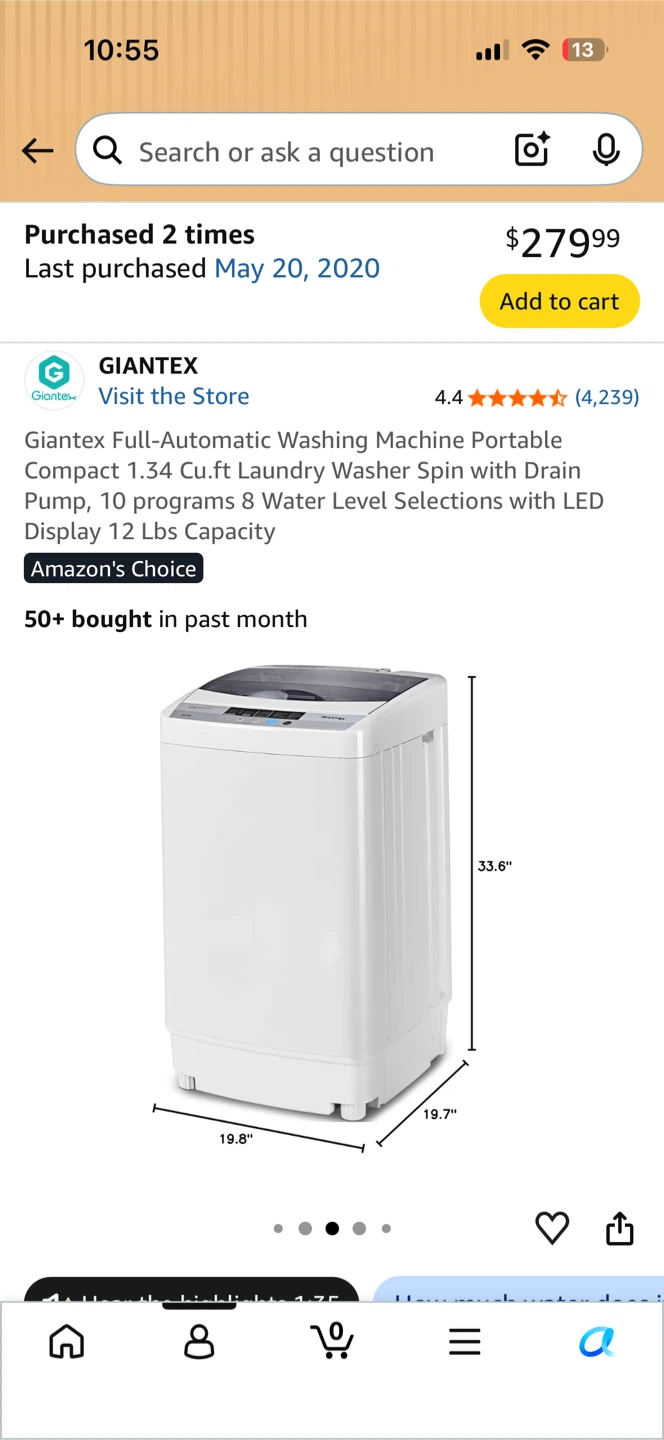 Portable Compact Washing Machine - photo 4