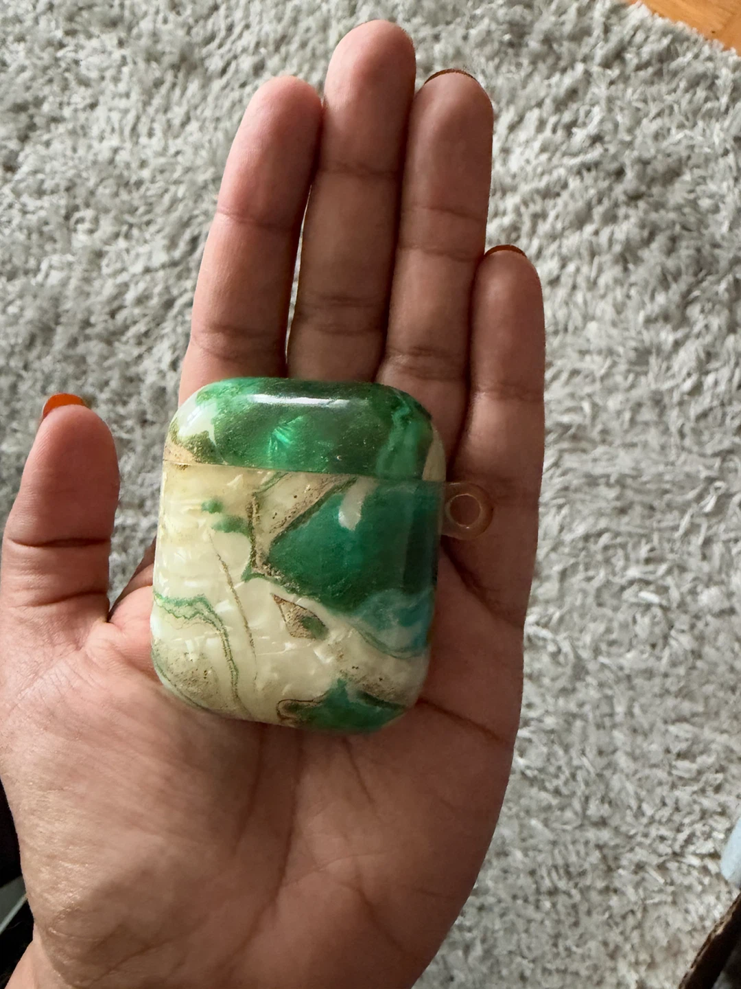 Apple AirPods 1st generation with Marble Pattern Case