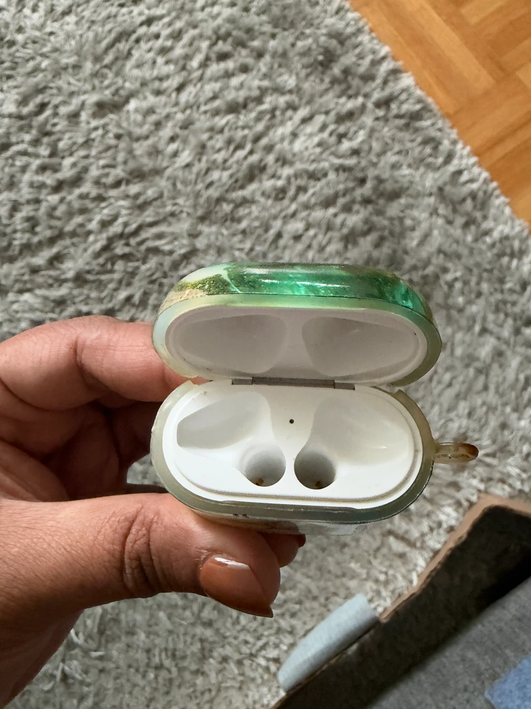 Apple AirPods 1st generation with Marble Pattern Case - photo 3