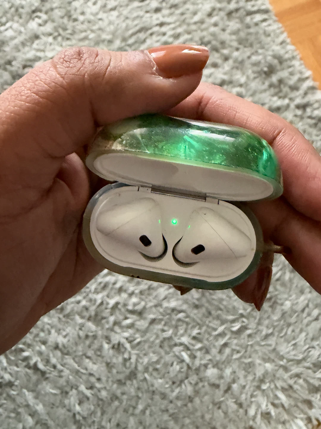 Apple AirPods 1st generation with Marble Pattern Case - photo 4