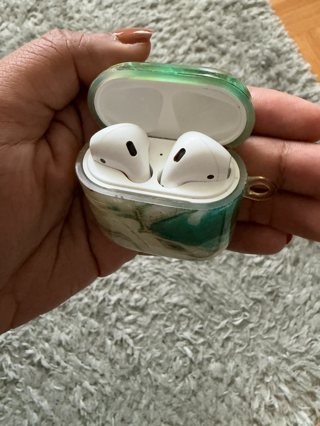 Apple AirPods 1st generation with Marble Pattern Case - photo 5