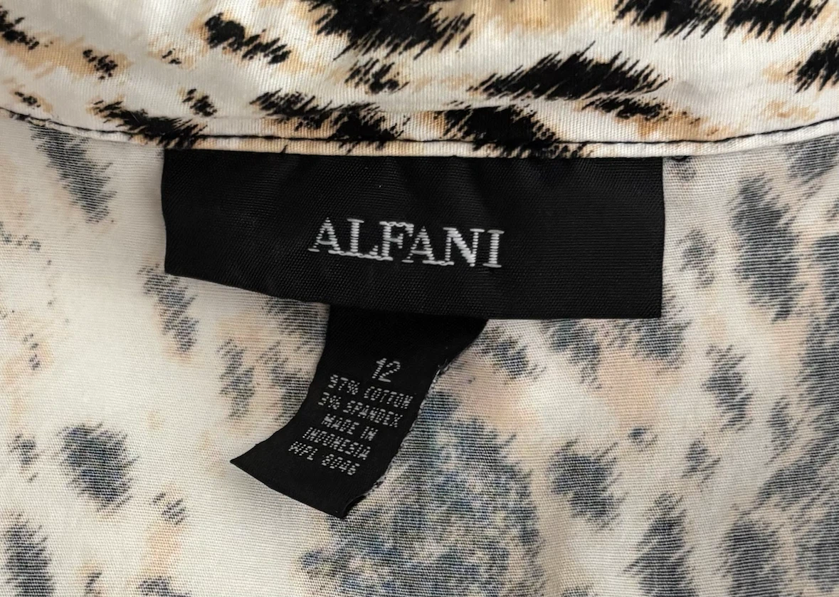 Alfani leopard print blouse - photo 2