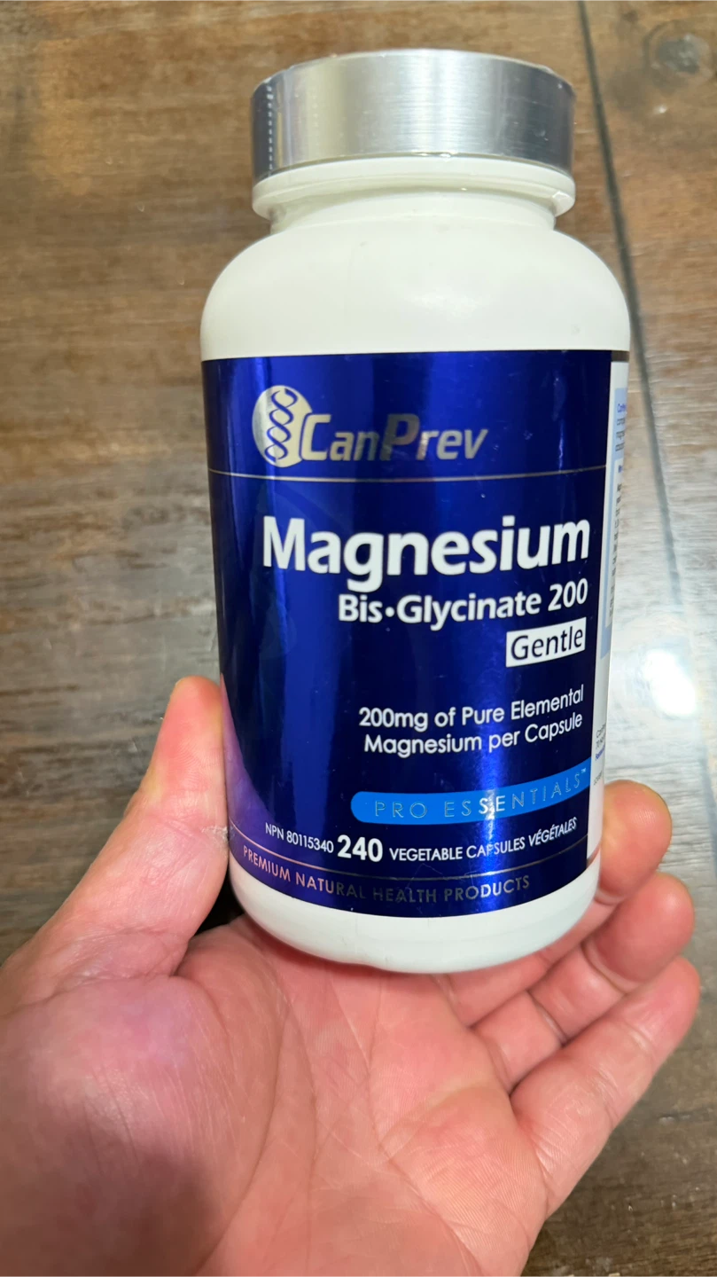 CanPrev Magnesium Bis-Glycinate 200 Gentle 240 Capsules