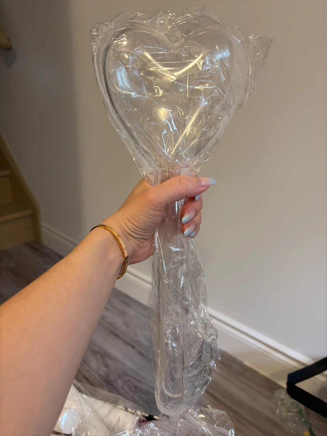 heart-shaped balloon wands