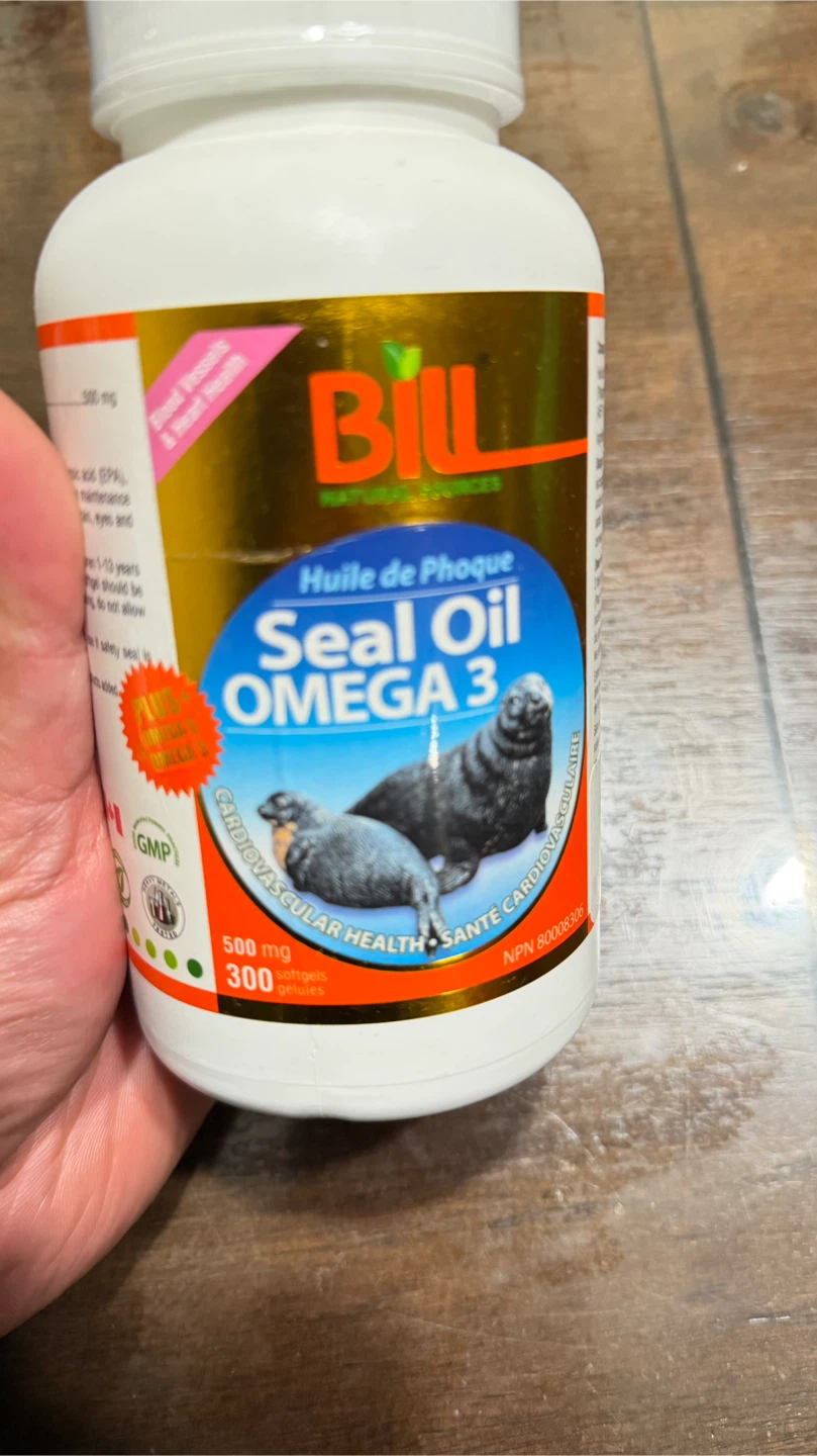 Bill Natural Sources Seal Oil Omega 3 300 Softgels