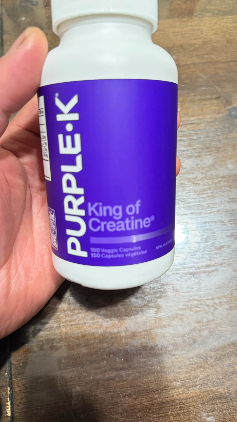 Purple-K King of Creatine 150 Veggie Capsules