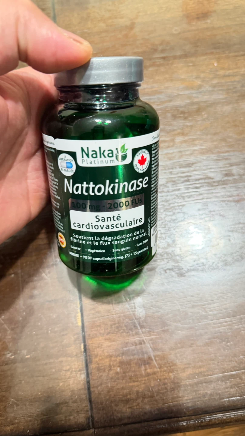 Naka Platinum Nattokinase 90 Veggie Caps
