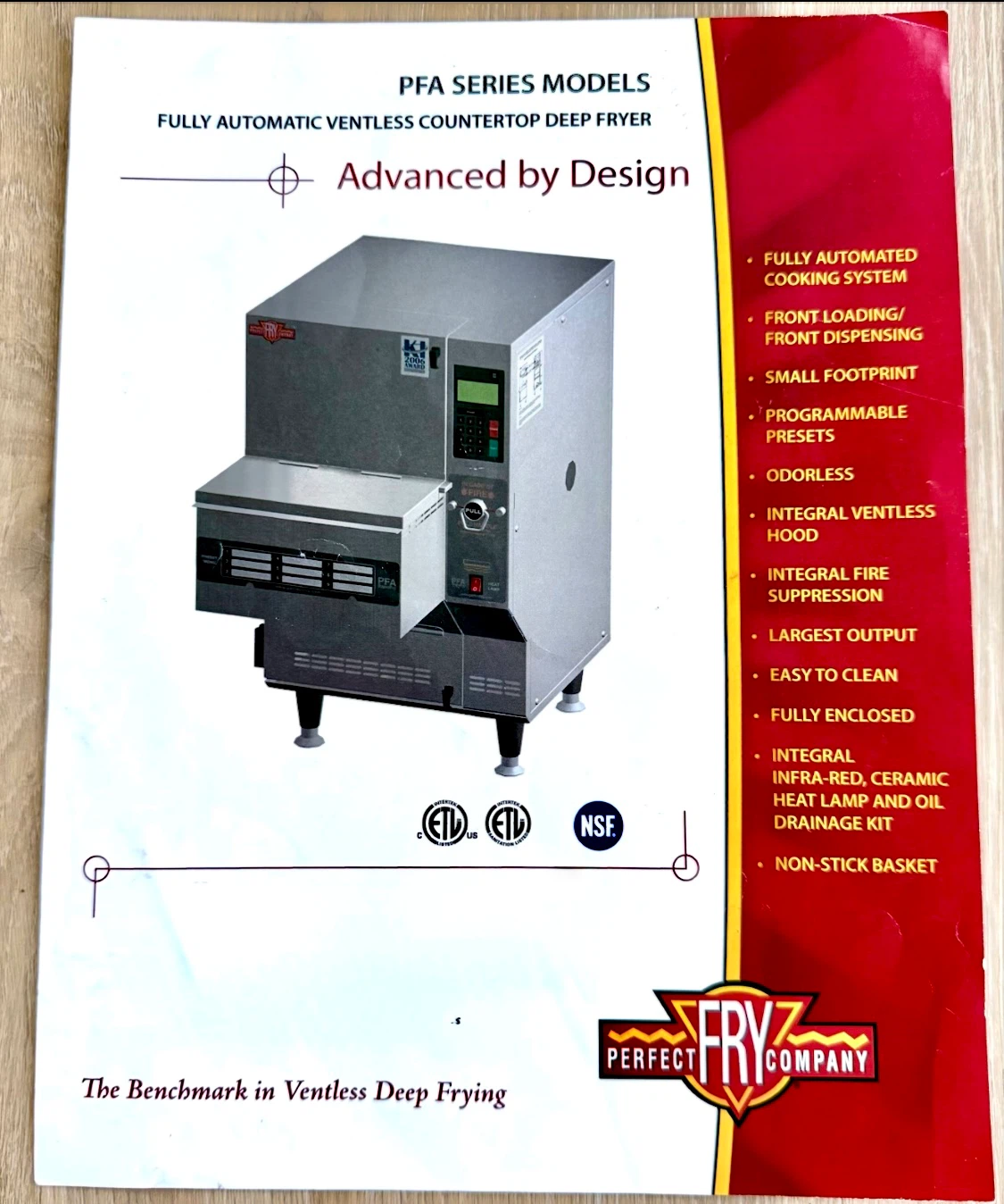 Perfect Fry PFA Series Ventless Countertop Deep Fryer