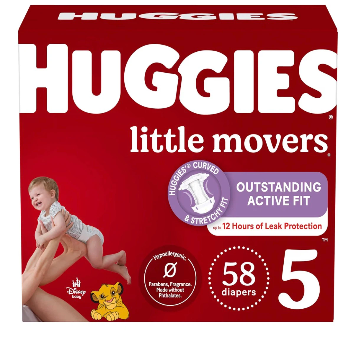 New Sealed Huggies Little Movers Diapers (5)