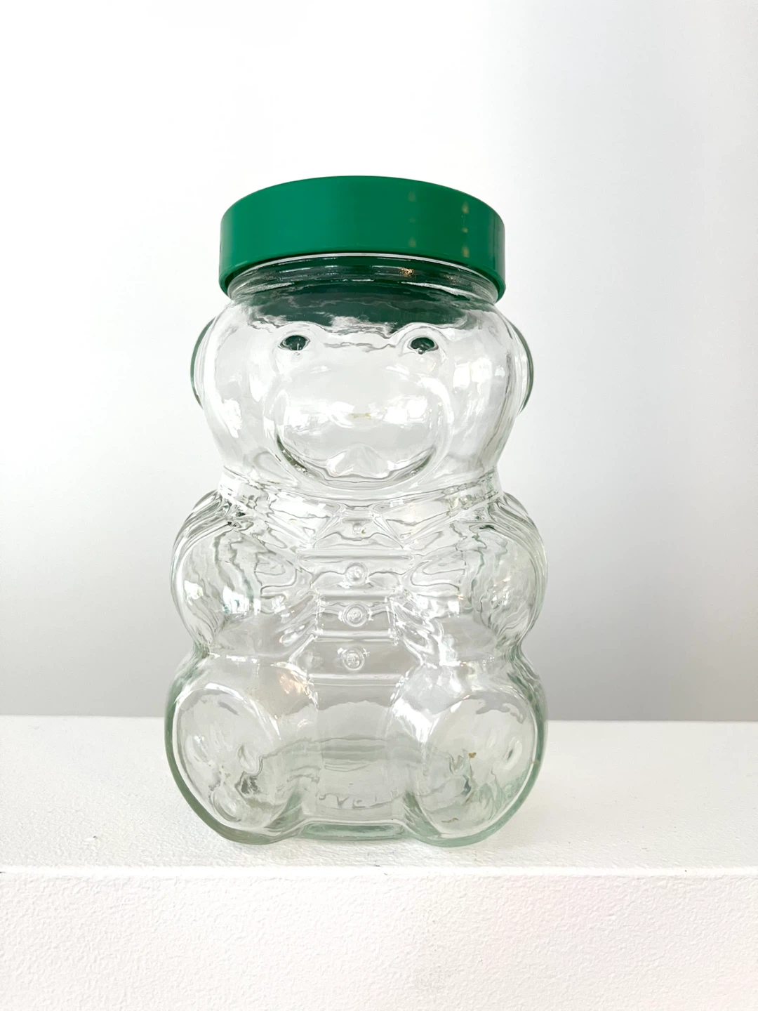Vintage Kraft Peanut Butter Bear Glass Jar