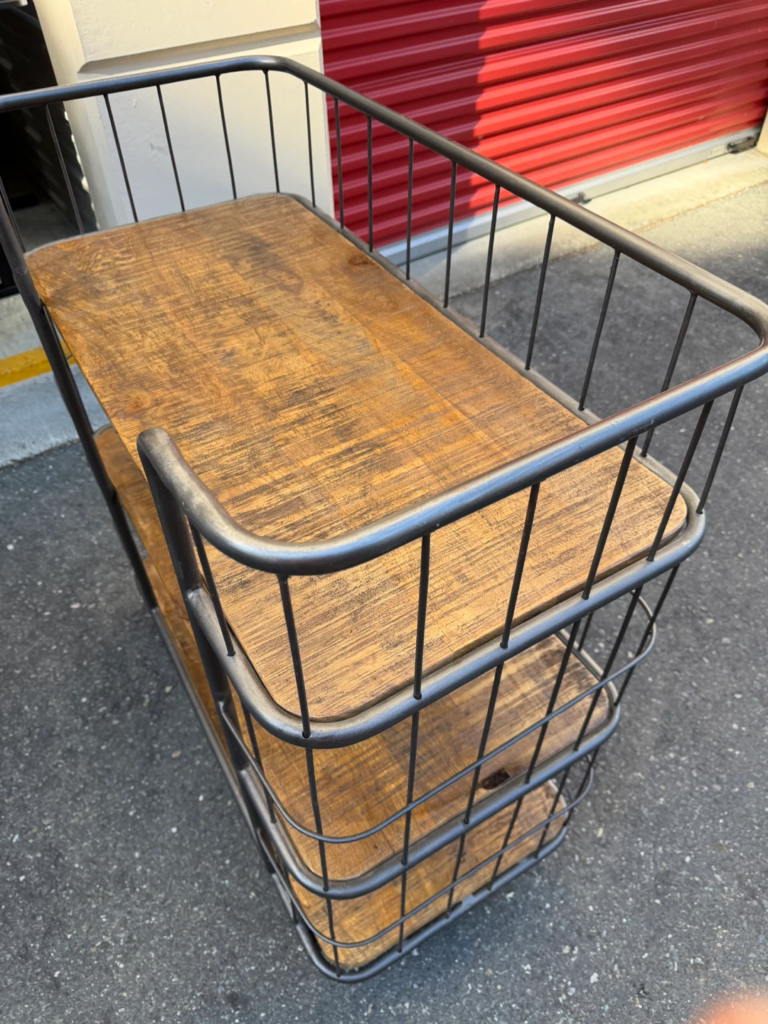 Industrial 3-Tier Rolling Storage Cart - photo 2