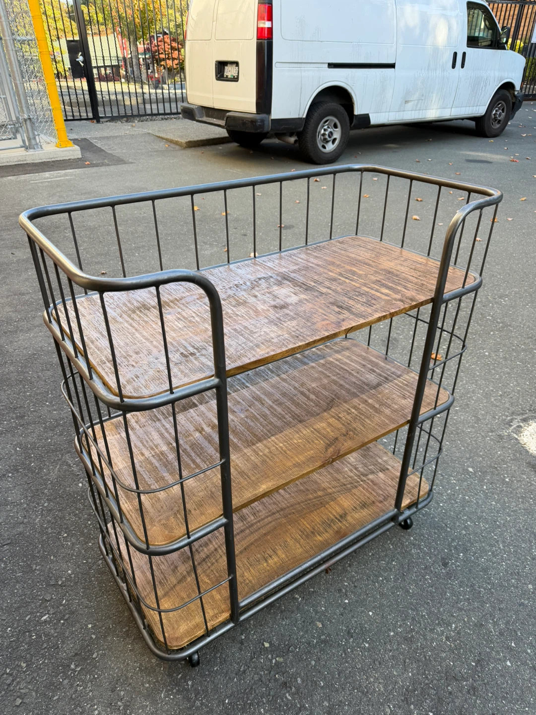 Industrial 3-Tier Rolling Storage Cart - photo 3