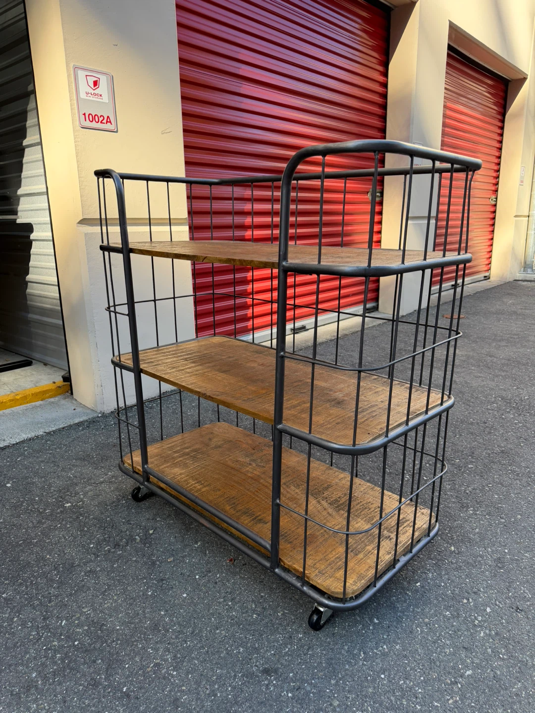 Industrial 3-Tier Rolling Storage Cart - photo 4