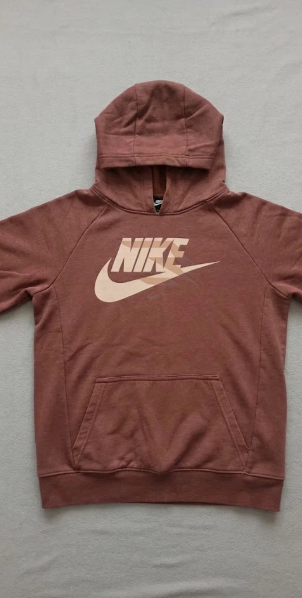Nike Brown Hoodie Kids Size Large
