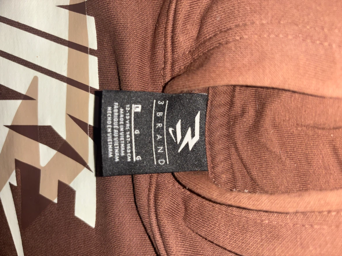 Nike Brown Hoodie Kids Size Large - photo 2