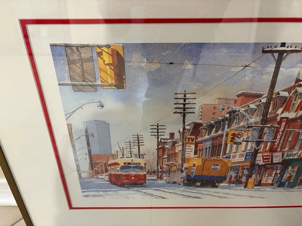 Framed Toronto Streetscape Print - photo 3