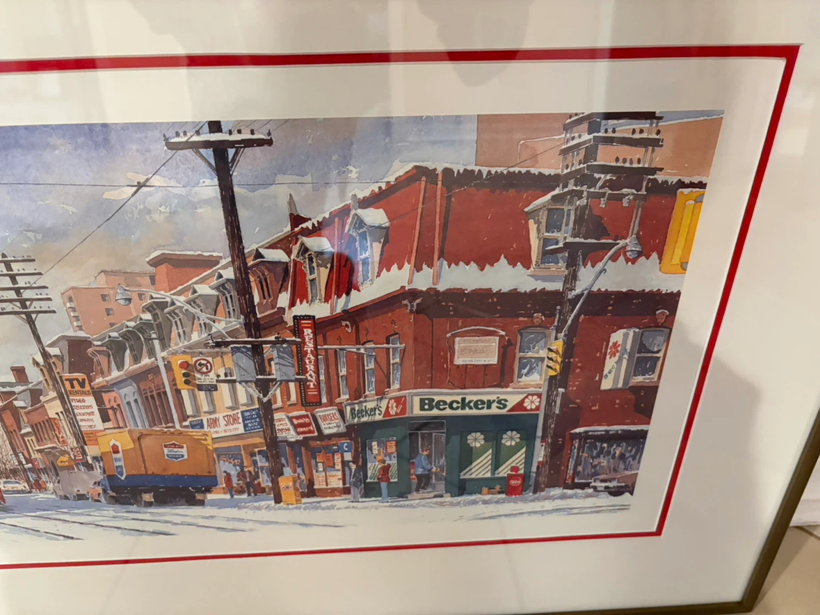 Framed Toronto Streetscape Print - photo 4