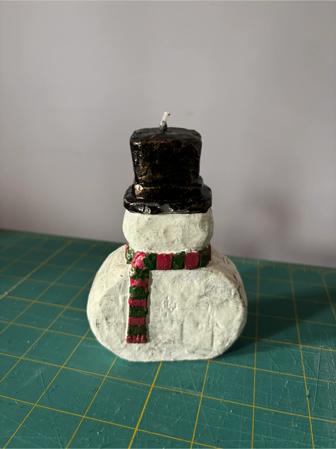 Snowman Christmas candle - photo 2