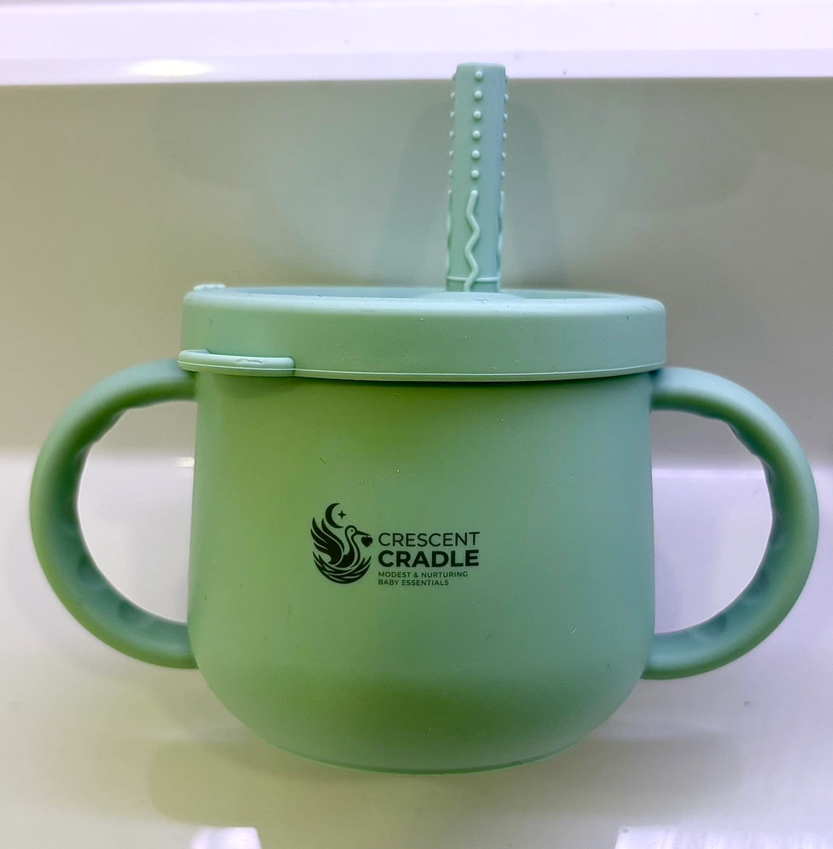Crescent Cradle 6pc Silicone Baby Feeding Set