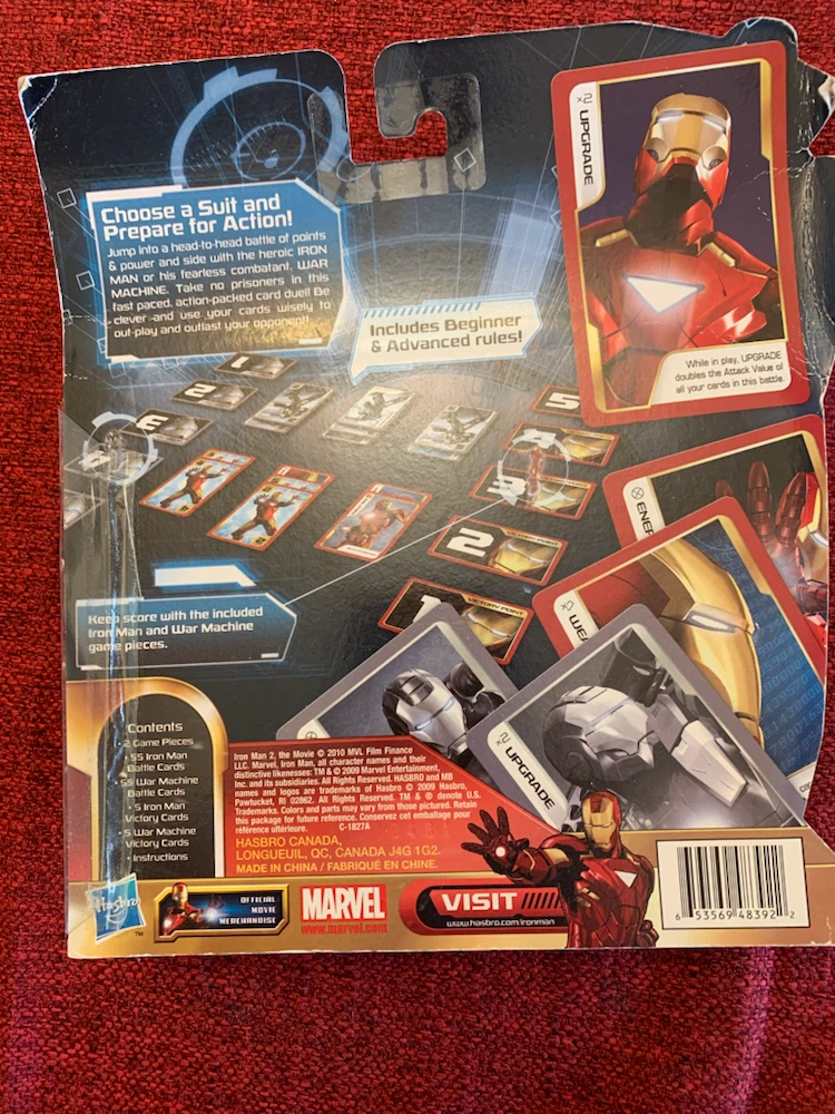 Iron Man 2 Card Game by Hasbro - photo 2