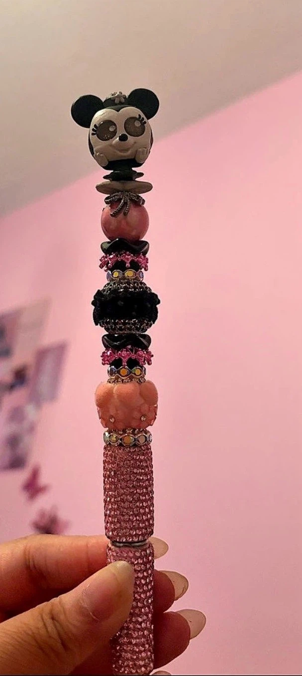 Mickey Mouse beaded pen