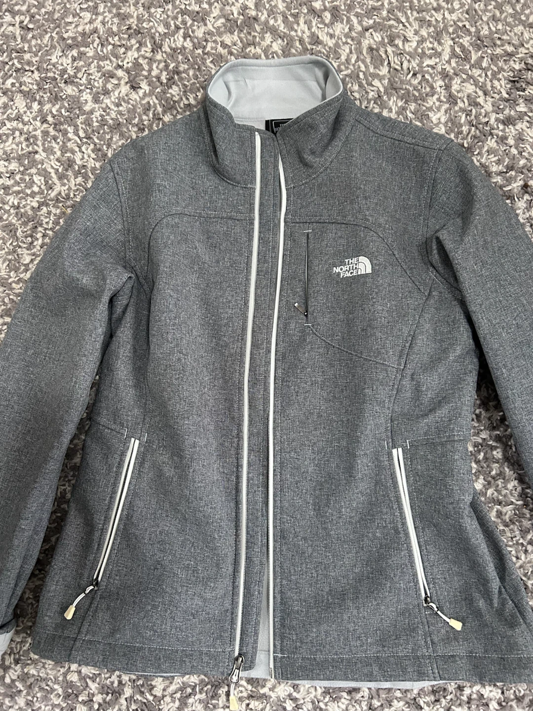 270$ The North Face Grey Softshell Jacket