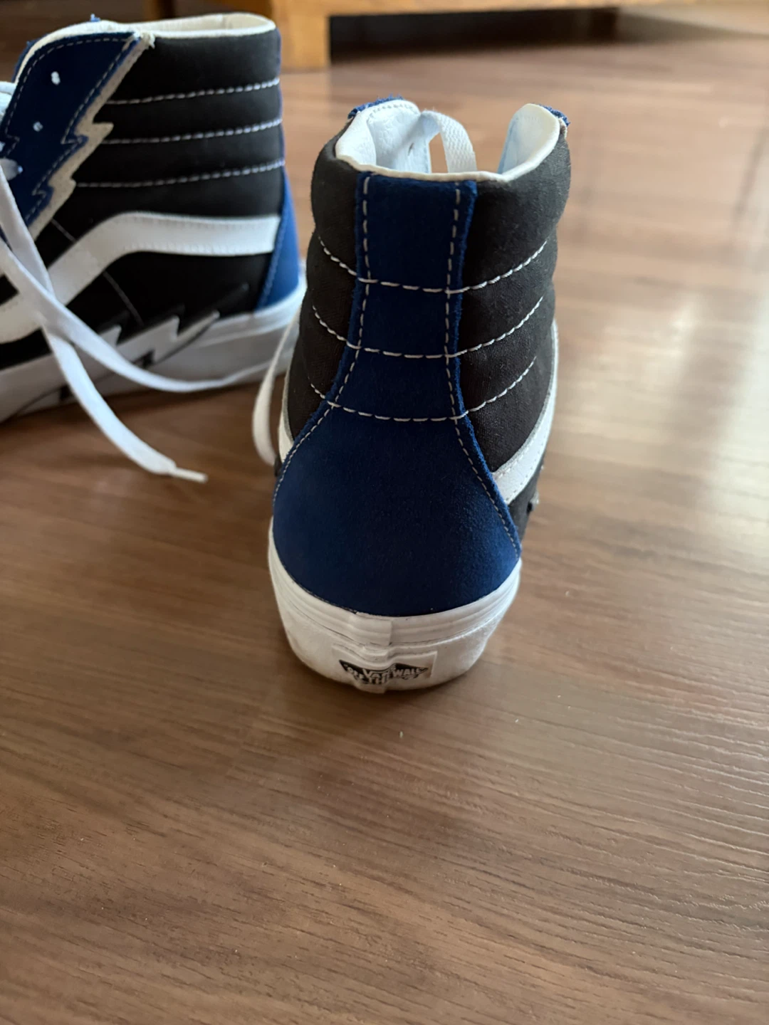 Vans High Top Sneakers Blue Lightning Bolt - photo 3