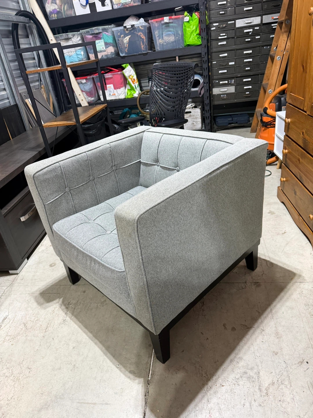High quality grey armchair - photo 2