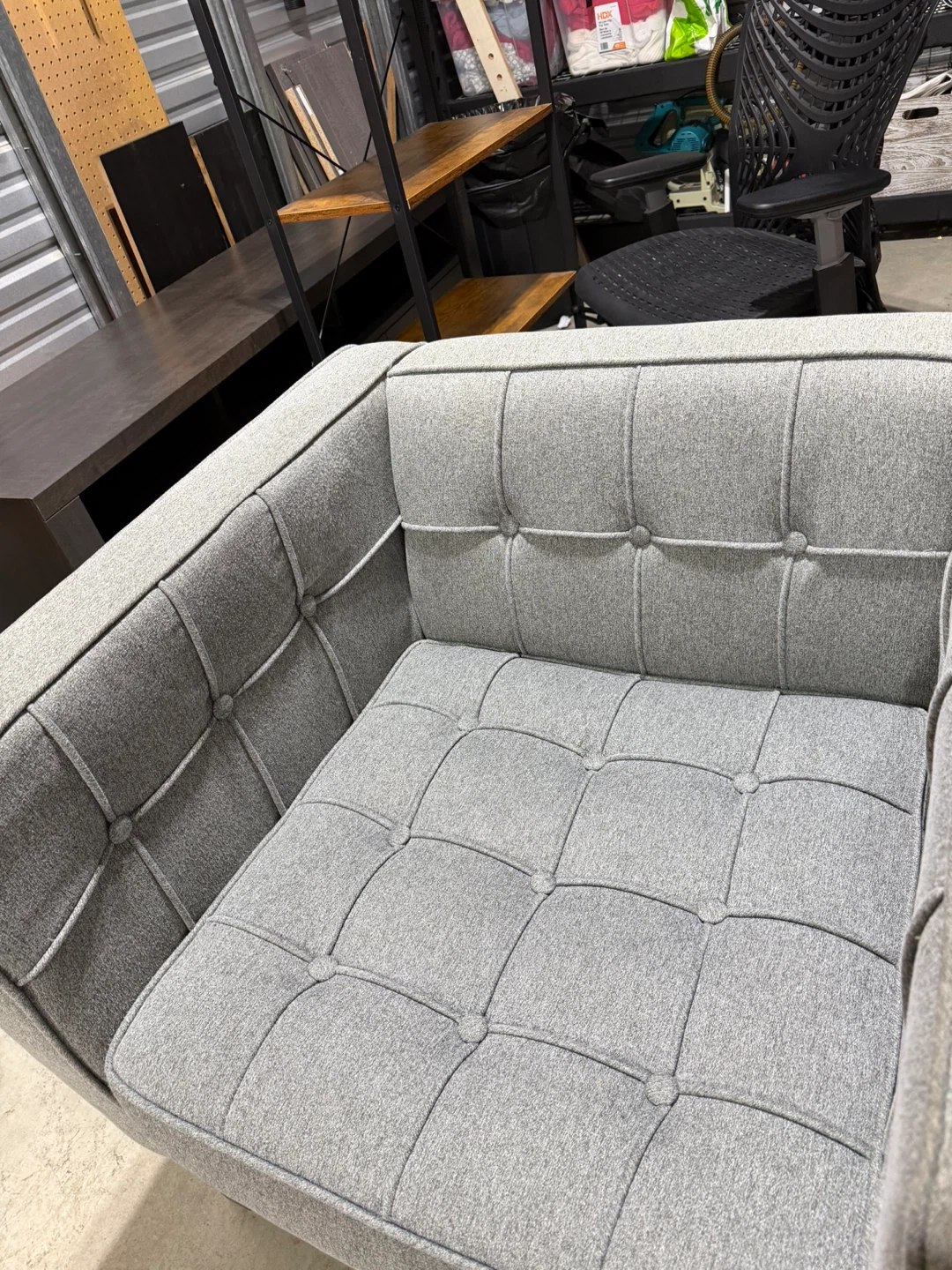 High quality grey armchair - photo 3