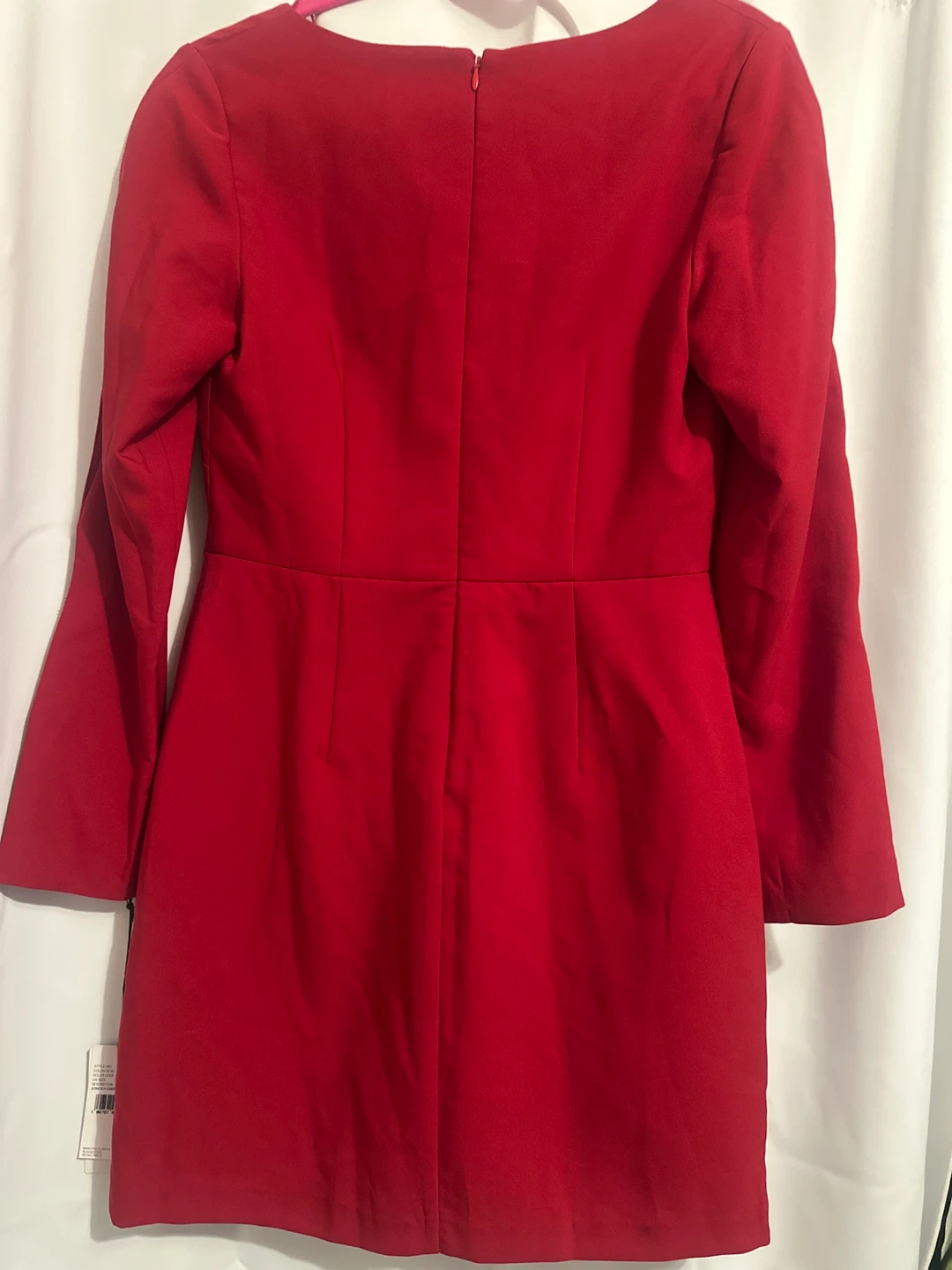 Liv Foster Red Stretch Crepe Mini Dress - photo 3