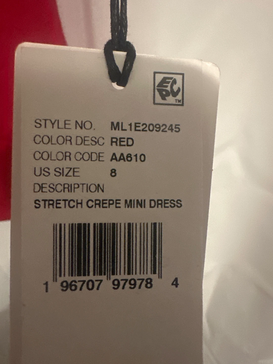 Liv Foster Red Stretch Crepe Mini Dress - photo 5