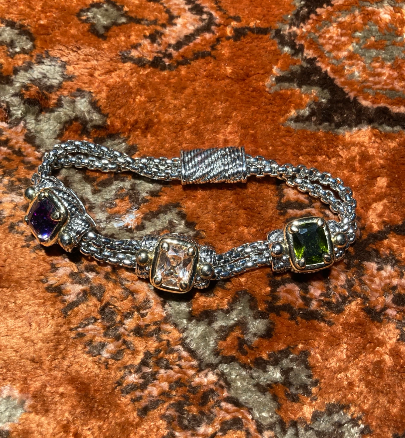 MXW Multi-Gemstone Chain Bracelet - photo 3