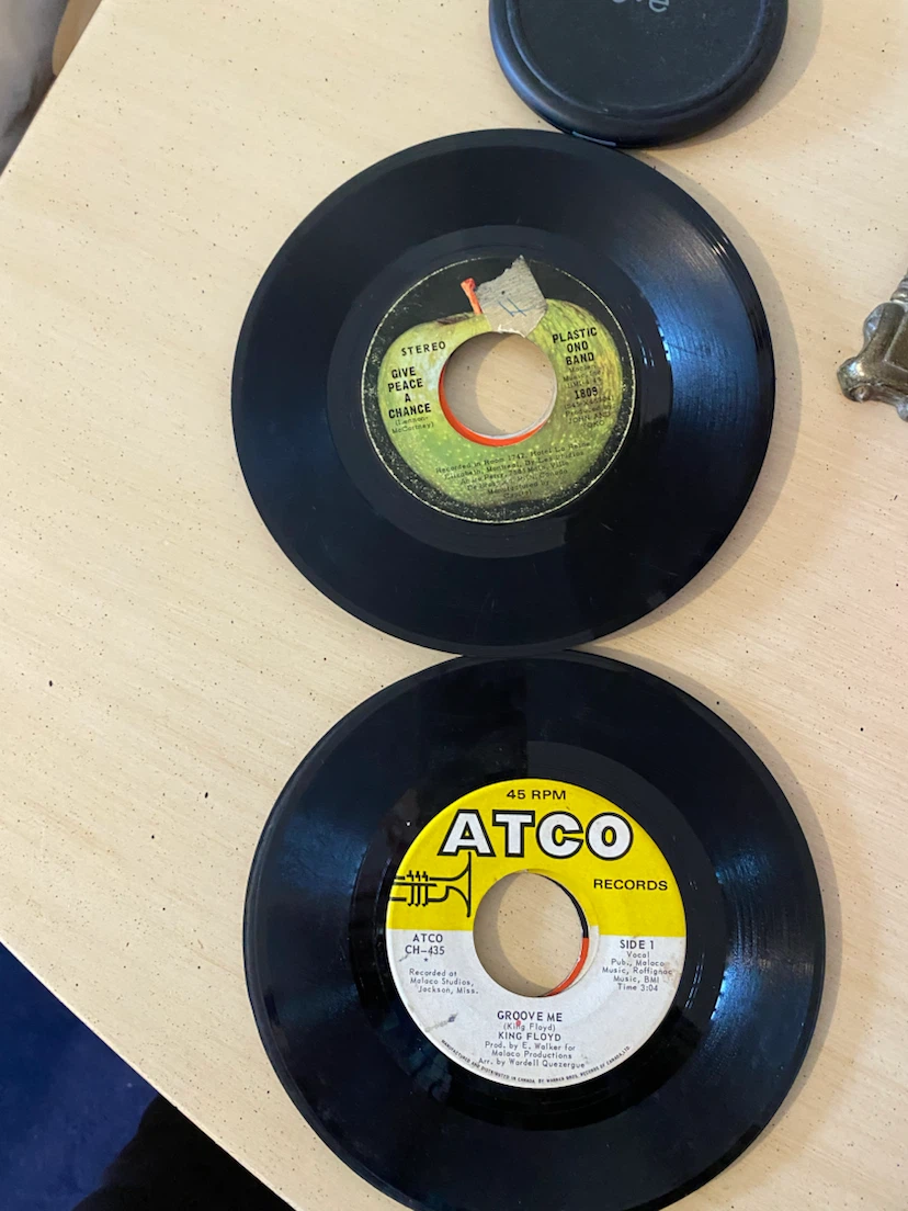 Collection of Vintage 45 RPM Vinyl Records - photo 4