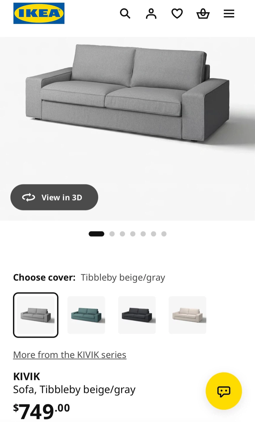 IKEA KIVIK Sofa - photo 4