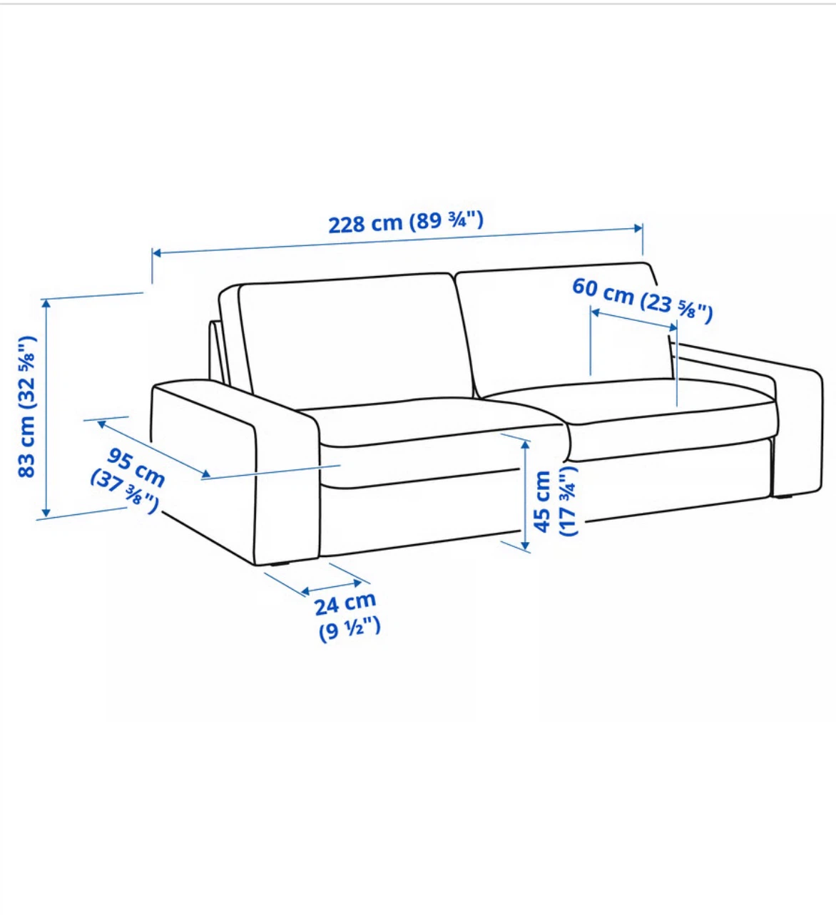 IKEA KIVIK Sofa - photo 5