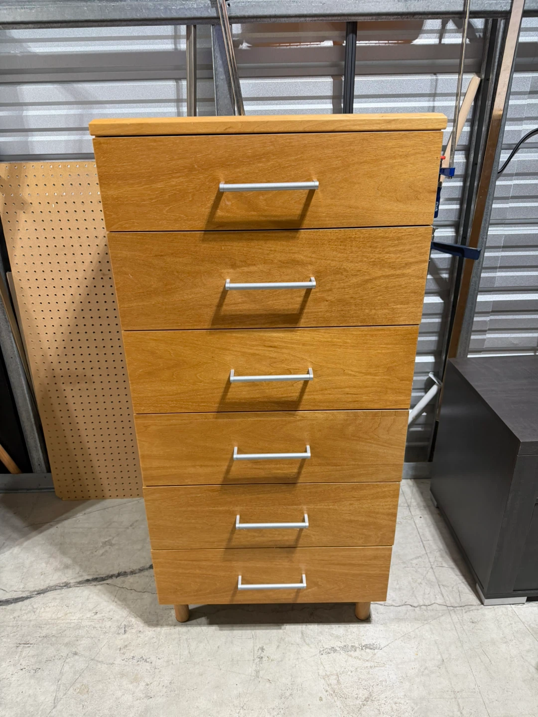 Six-Drawer Tall Wooden Dresser - photo 2