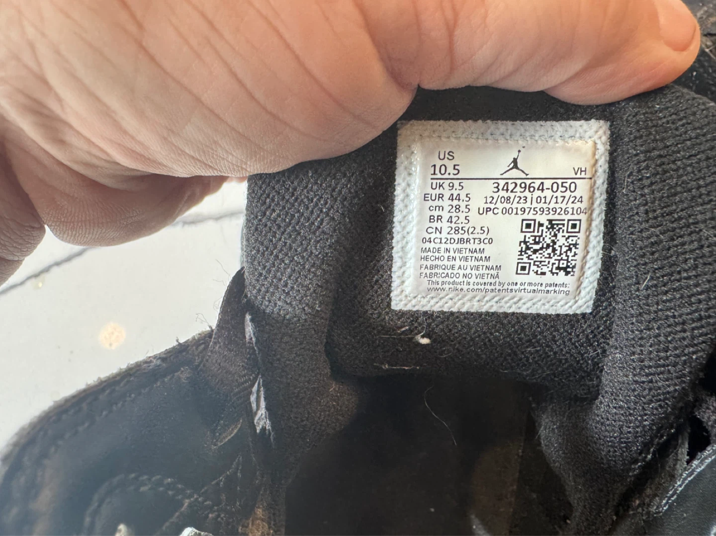 Nike Air Jordan True Flight Sneakers Black - photo 5