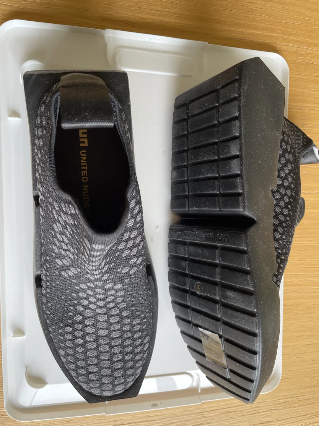 United Nude Black Geometric Sneakers - photo 2