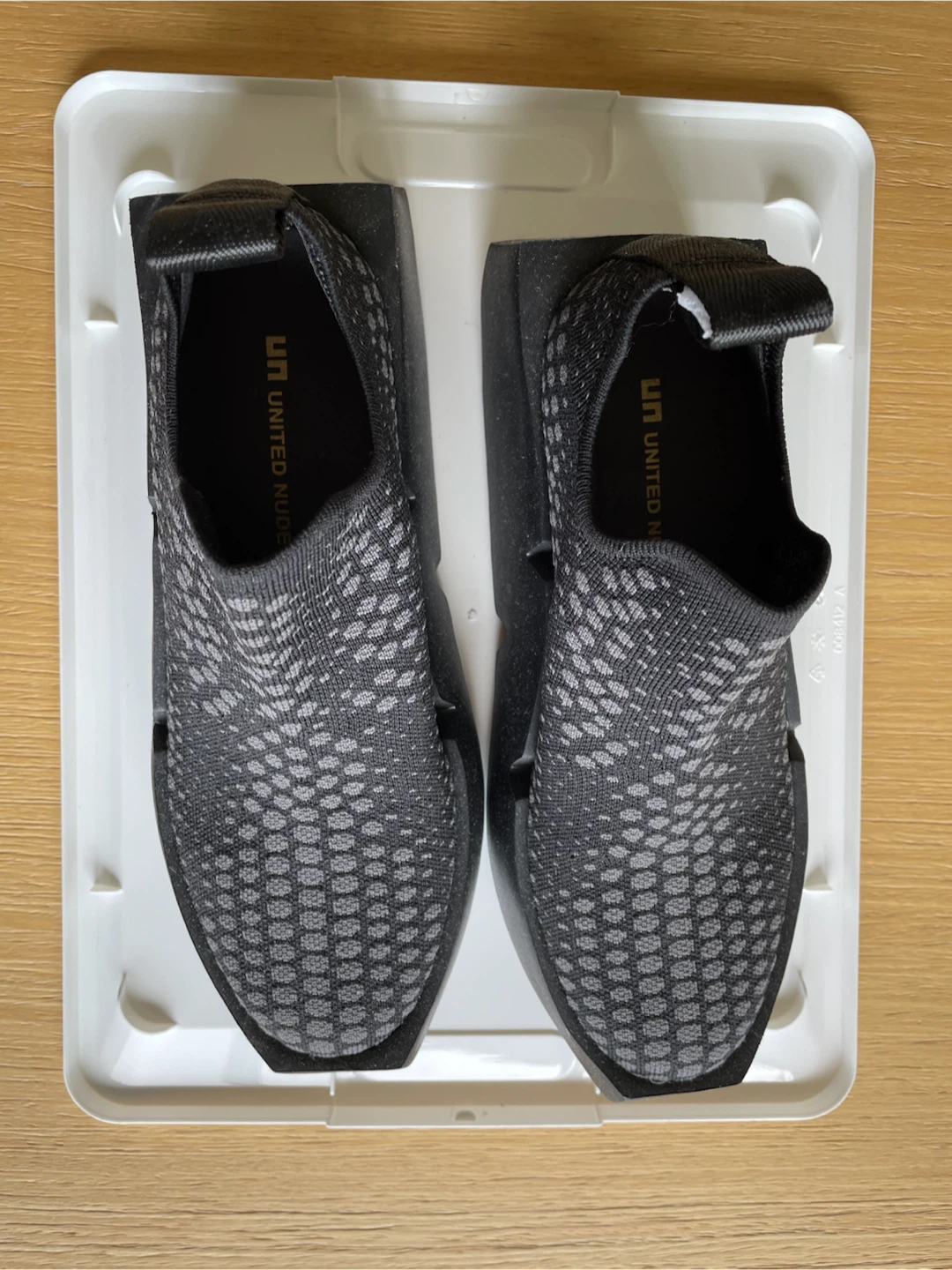 United Nude Black Geometric Sneakers - photo 3