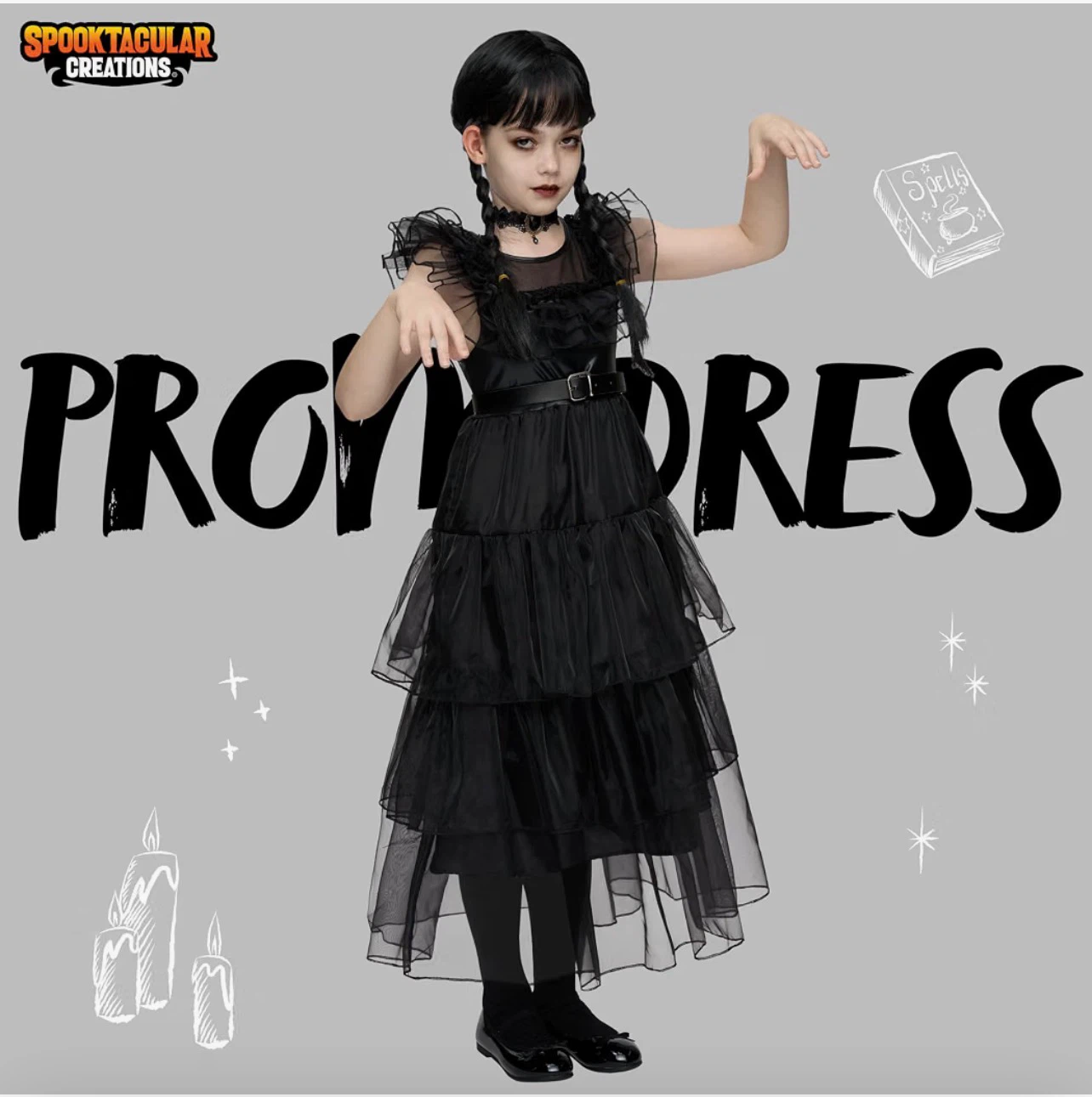 Spooktacular Creations Wednesday Addams Dress - photo 4