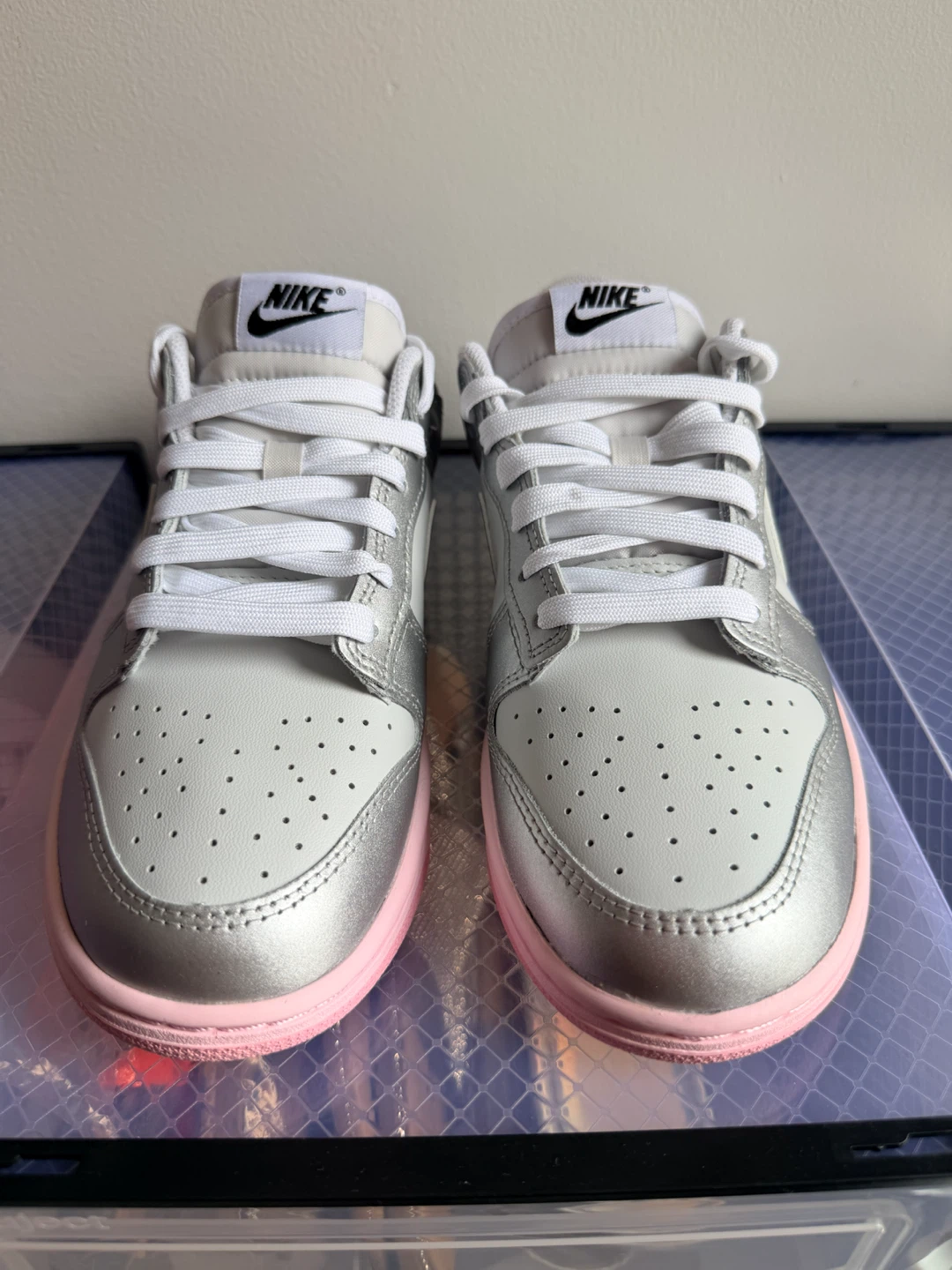 Nike Dunk Low Metallic Silver Pink - photo 2
